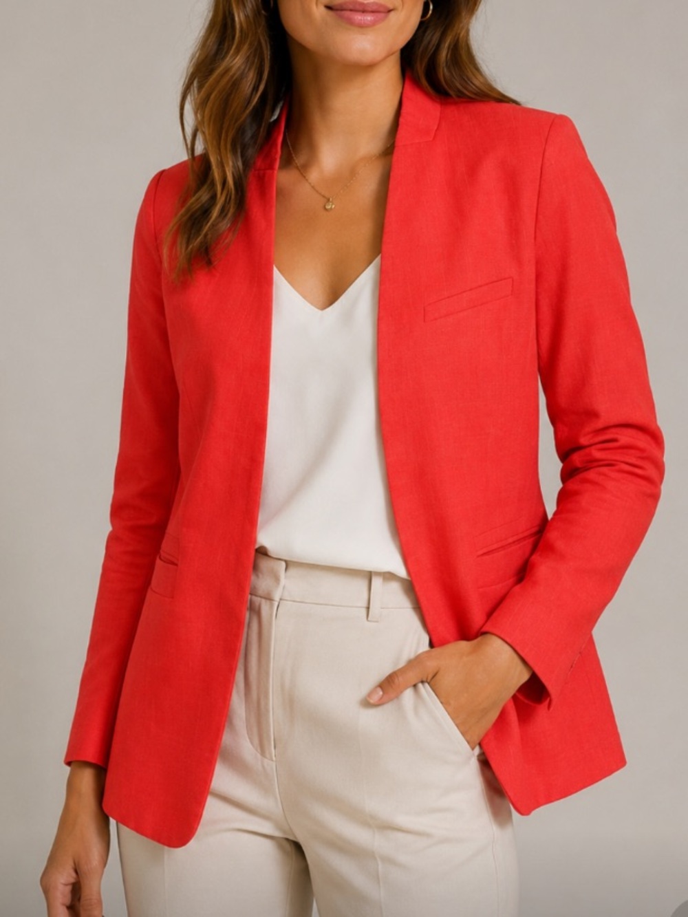 W118 By Walter Baker Lonnie Tailored Open-Front Blazer NEW